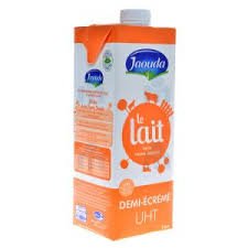 Lait Uht Demi Écrémé Jaouda 1l